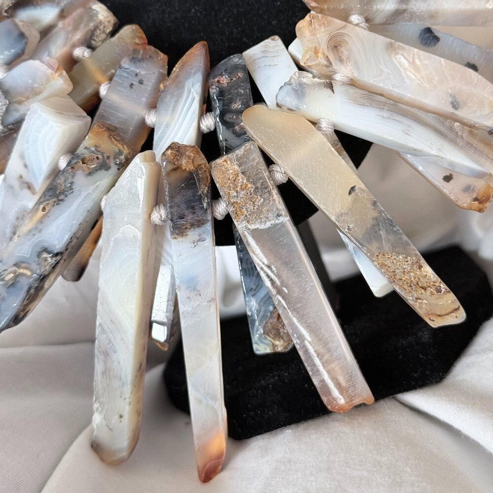Handmade Stone Necklace - Picture 4 of 5